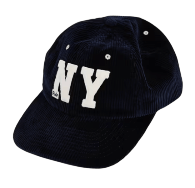 NY Patch Corduroy Ball Cap