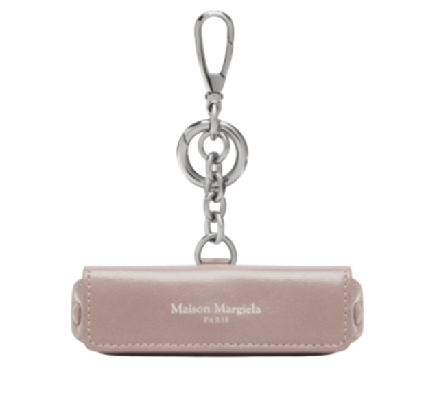 Leather lipstick holder charm