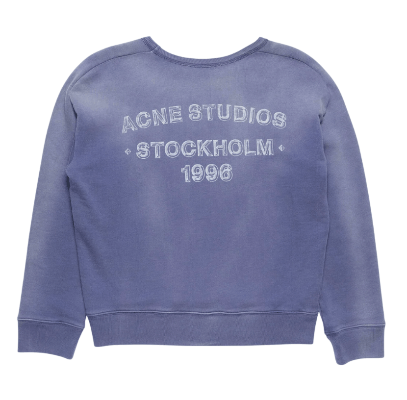 Sprayed logo sweatshirt - Navy