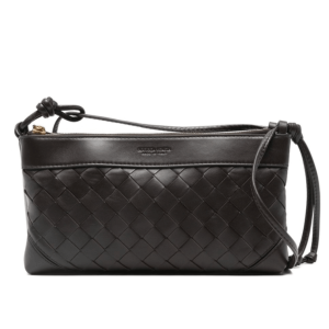 Bottega Veneta Double Patch Shoulder Bag in Brown