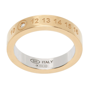 Maison Margiela Numerical Diamond Ring Gold