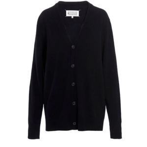 Maison Margiela V-Neck Cardigan Dark Blue