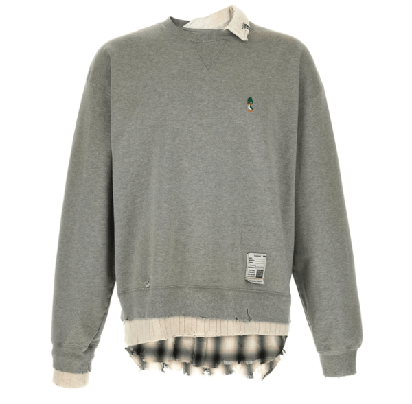 Maison Mihara Yasuhiro Three Layer Felpe Grigio