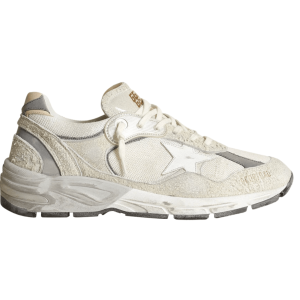 Golden Goose Dad-Star Sneakers White Silver