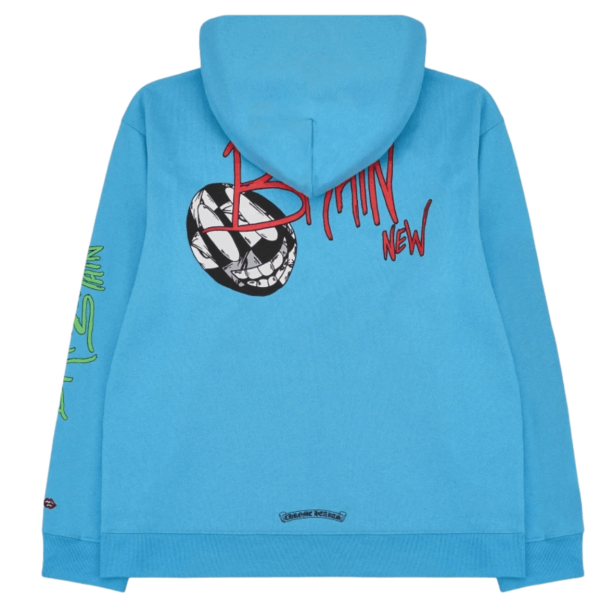 Chrome Hearts Matty Boy Brain New Hoodie Blue