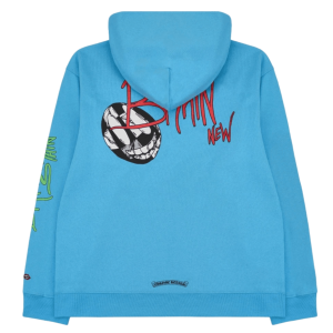Chrome Hearts Matty Boy Brain New Hoodie Blue
