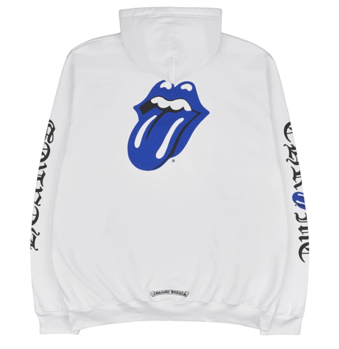 Chrome Hearts x Rolling Stones Hoodie White Blue