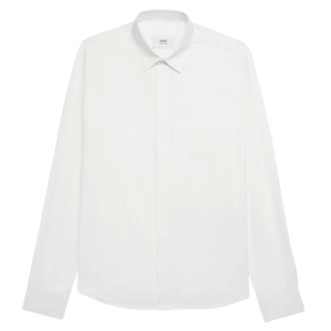 AMI Tonal de Coeur Shirt White