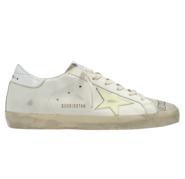 (W) Golden Goose Superstar White Yellow Sneakers