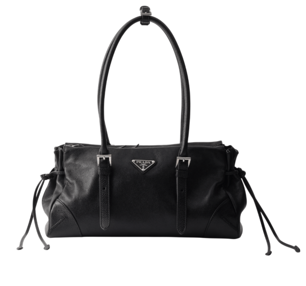 Prada Bonnie medium antiqued leather tote bag