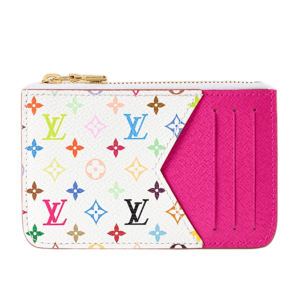 Louis Vuitton x Murakami Takashi Romy Card Holder Multicolor White
