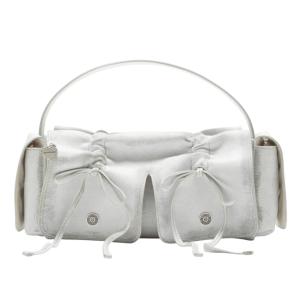 Multipocket shoulder bag - White/grey