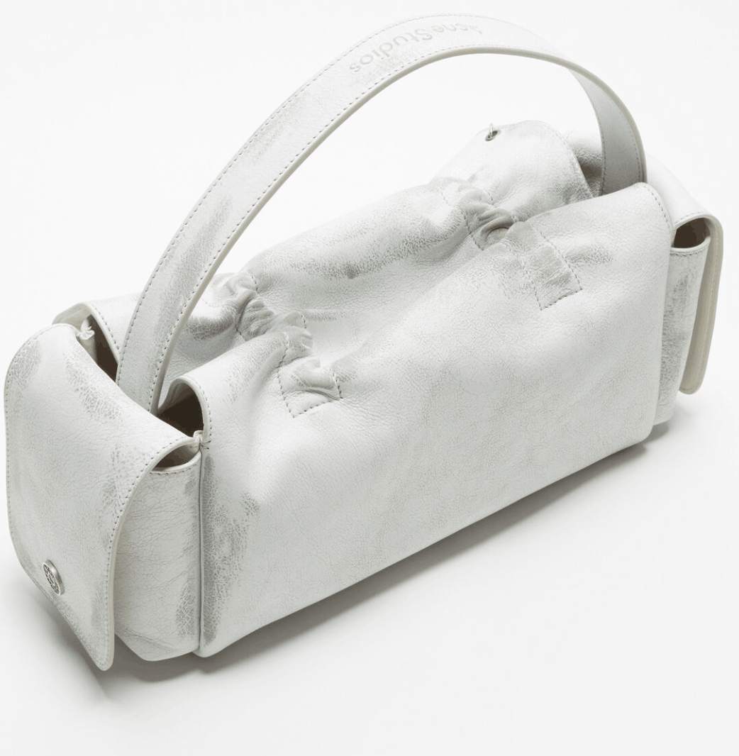 Multipocket shoulder bag - White/grey