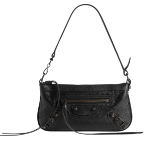 Le City Pouch On Strap in Black
