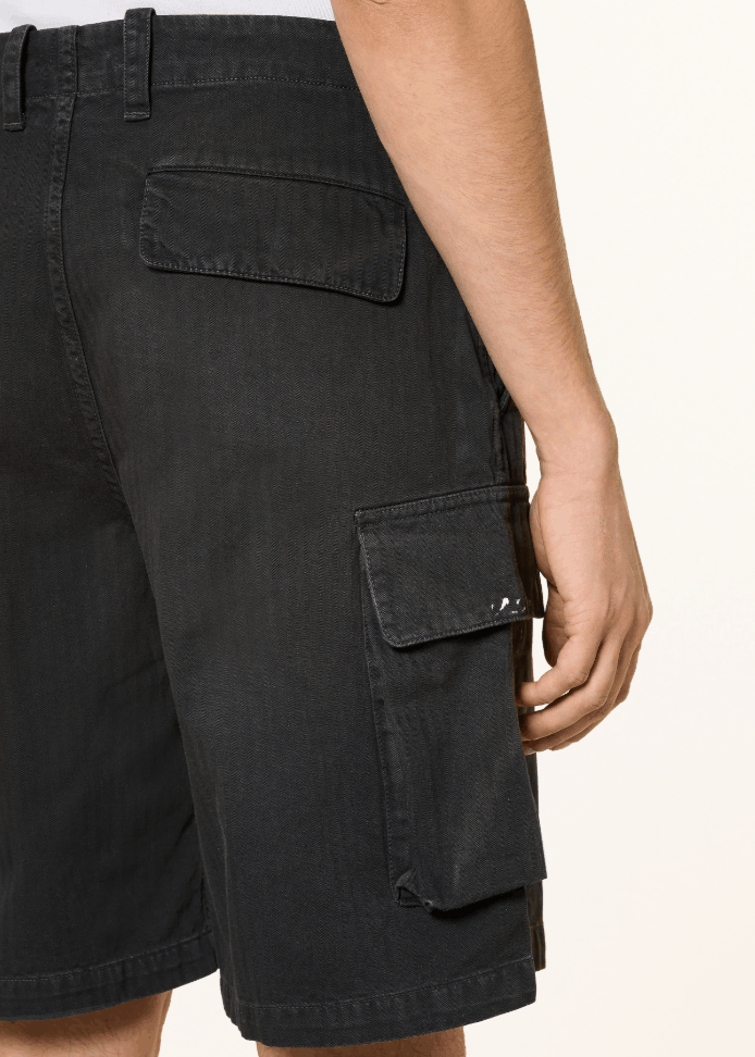 Our Legacy Mount Cargo Knee-Length Shorts in Gray 