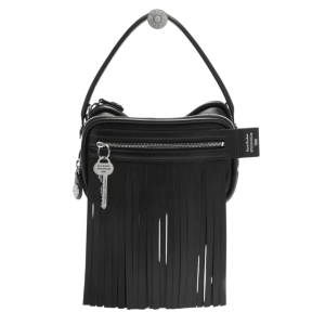 Camero kit fringed crossbody bag - Black