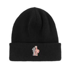 Moncler Grenoble Logo Embroidered Knitted Beanie