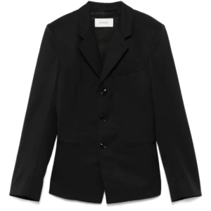 LEMAIRE Tailored single-breasted Blazer Black