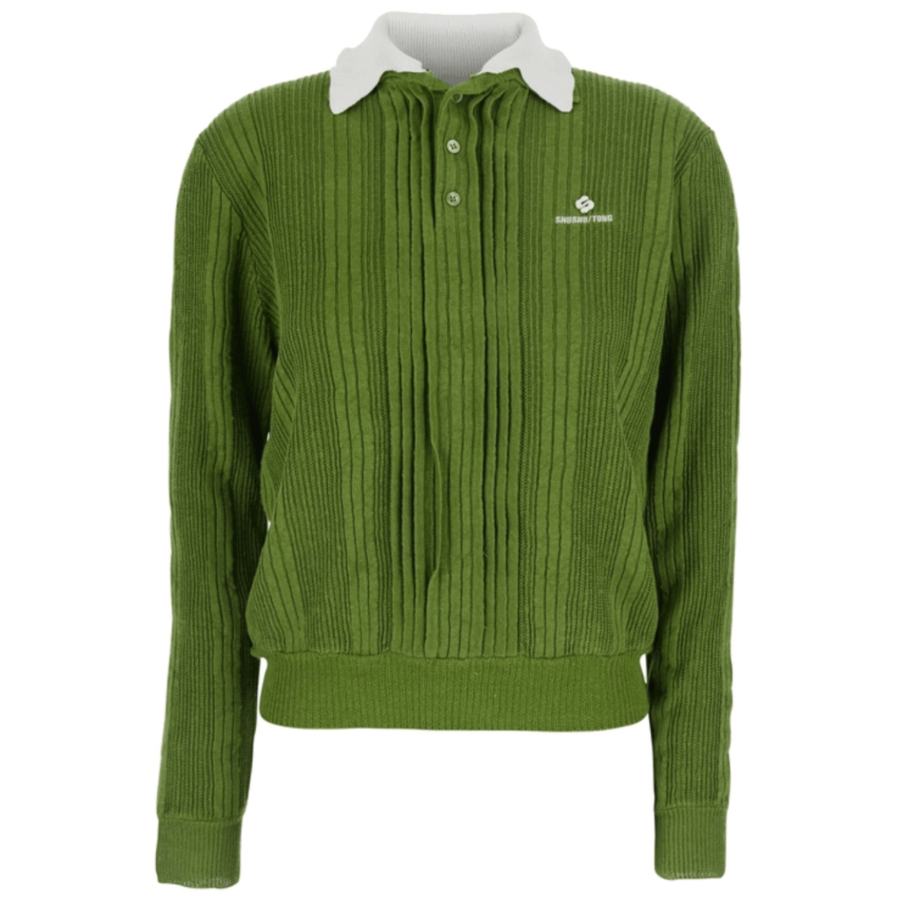 SHUSHU/TONG logo-embroidered Polo Top | Green