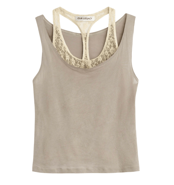 SWIM TANK Velvet Sand Airveil Cotton