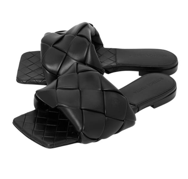 Women's Lido Flat Sandal in Black