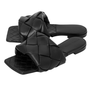 Women's Lido Flat Sandal in Black