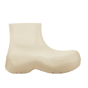 (W) Bottega Veneta Puddle Ankle Boots Sea Salt