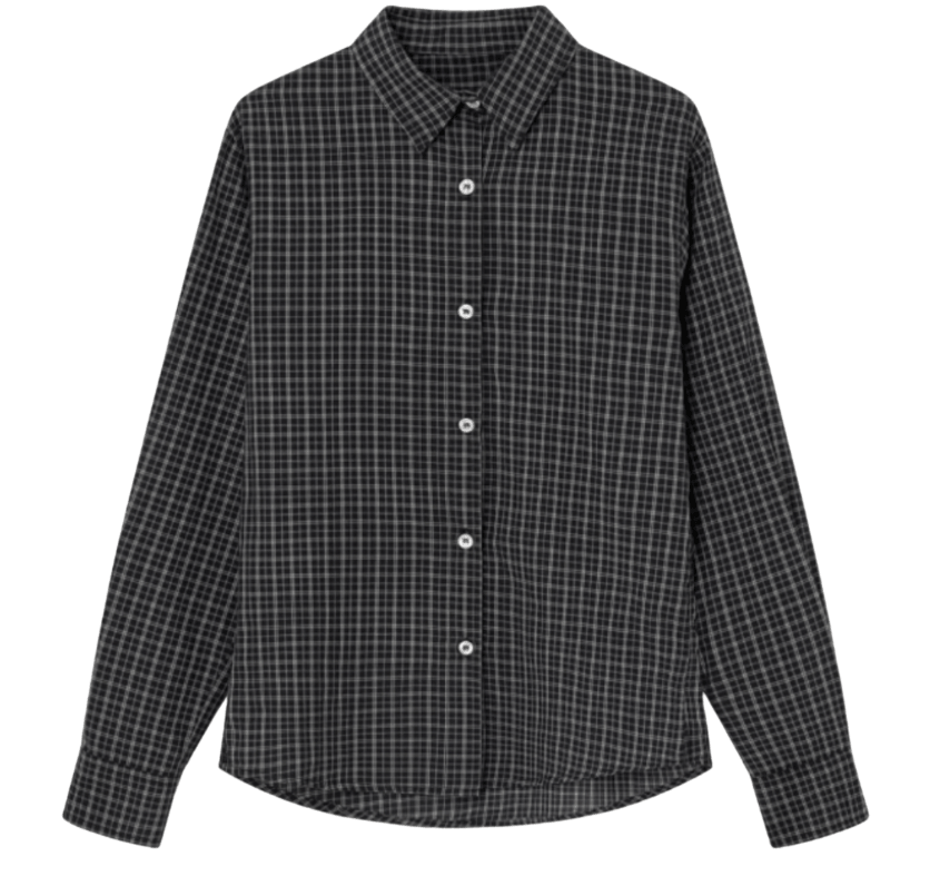 LAURA SHIRT CHECKS BLACK