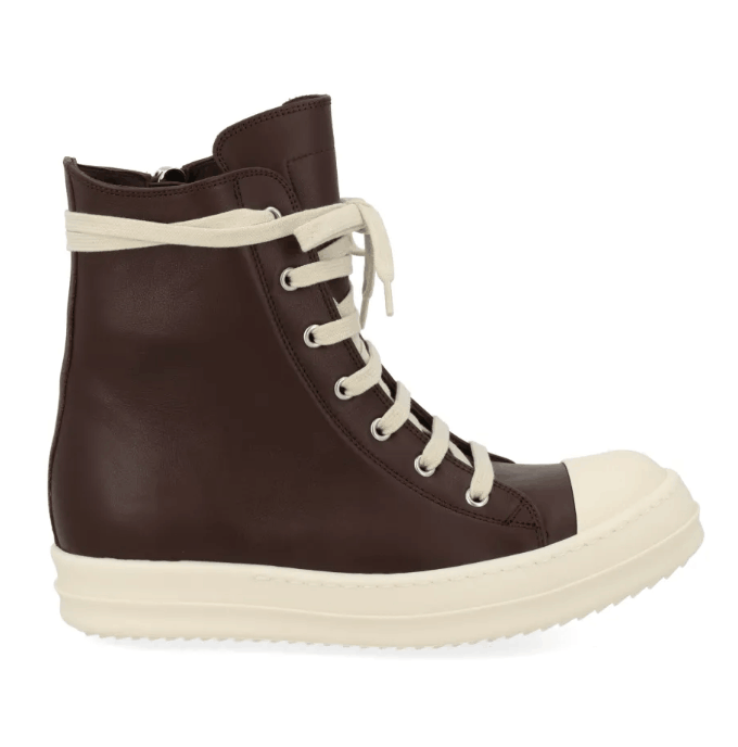 Rick Owens lace-up Sneakers Brown