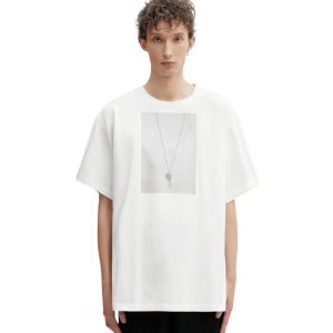 MM6 Maison Margiela cotton t-shirt white color with a print 