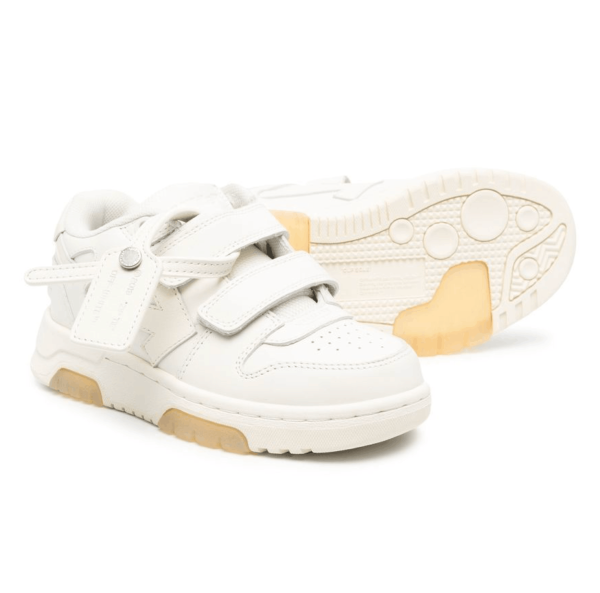 OFF-WHITE KIDS OOO OUT OF OFFICE STRAPS SNEAKERS WHITE (BOY)