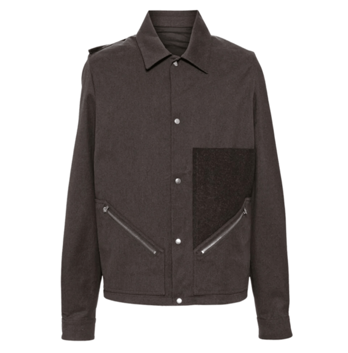 Rick Owens Porterville Tour Snap Front Ash Brown