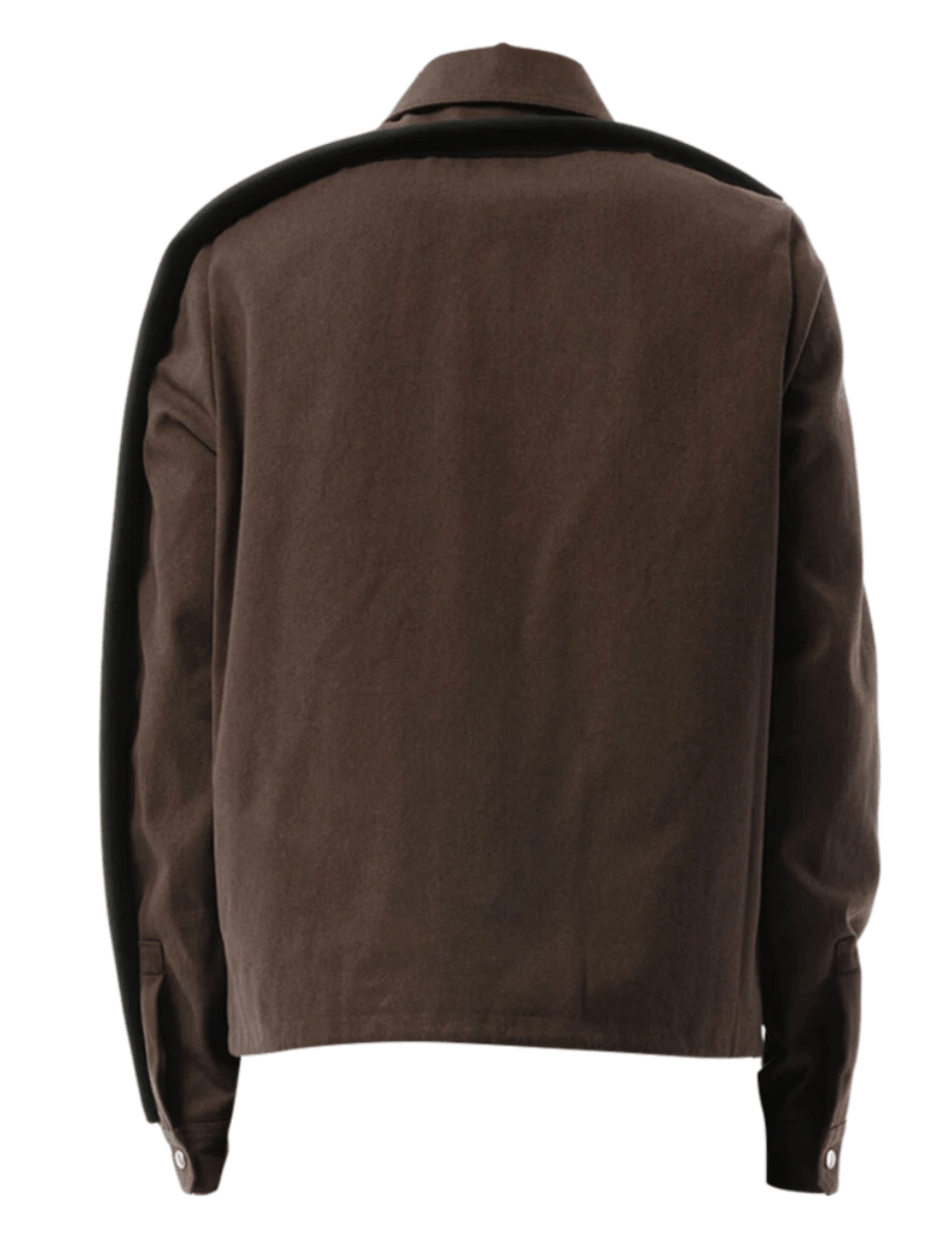 Rick Owens Porterville Tour Snap Front Ash Brown