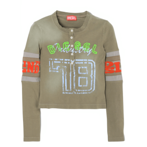 DIESEL T-UNCSERAFIN L/S TOP MEDIUM BROWN