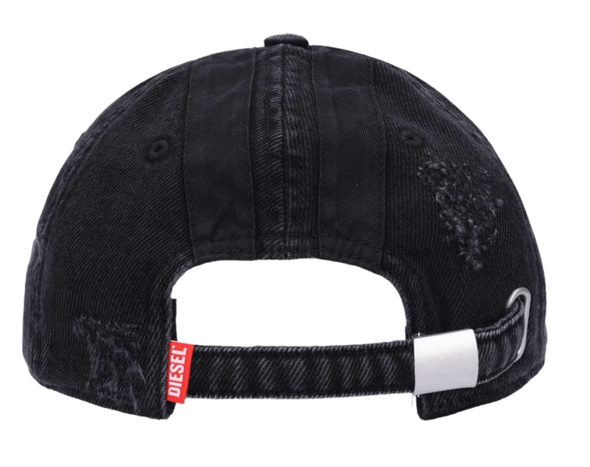 Diesel C-Geir Patches Baseball Cap Black Dark Grey