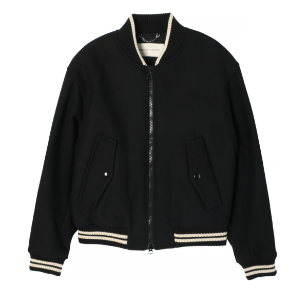 DRIES VAN NOTEN WOOL VELLOW JACKET BLACK