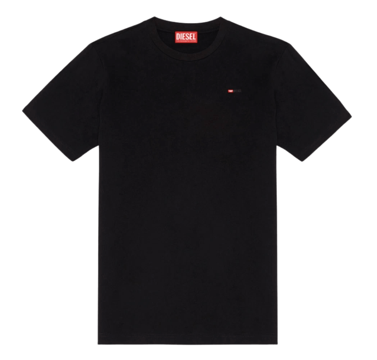 DIESEL T-JUST-MICRODIV T-SHIRT BLACK