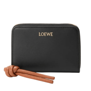 Zipped coin purse in shiny nappa calfskin Multicolor