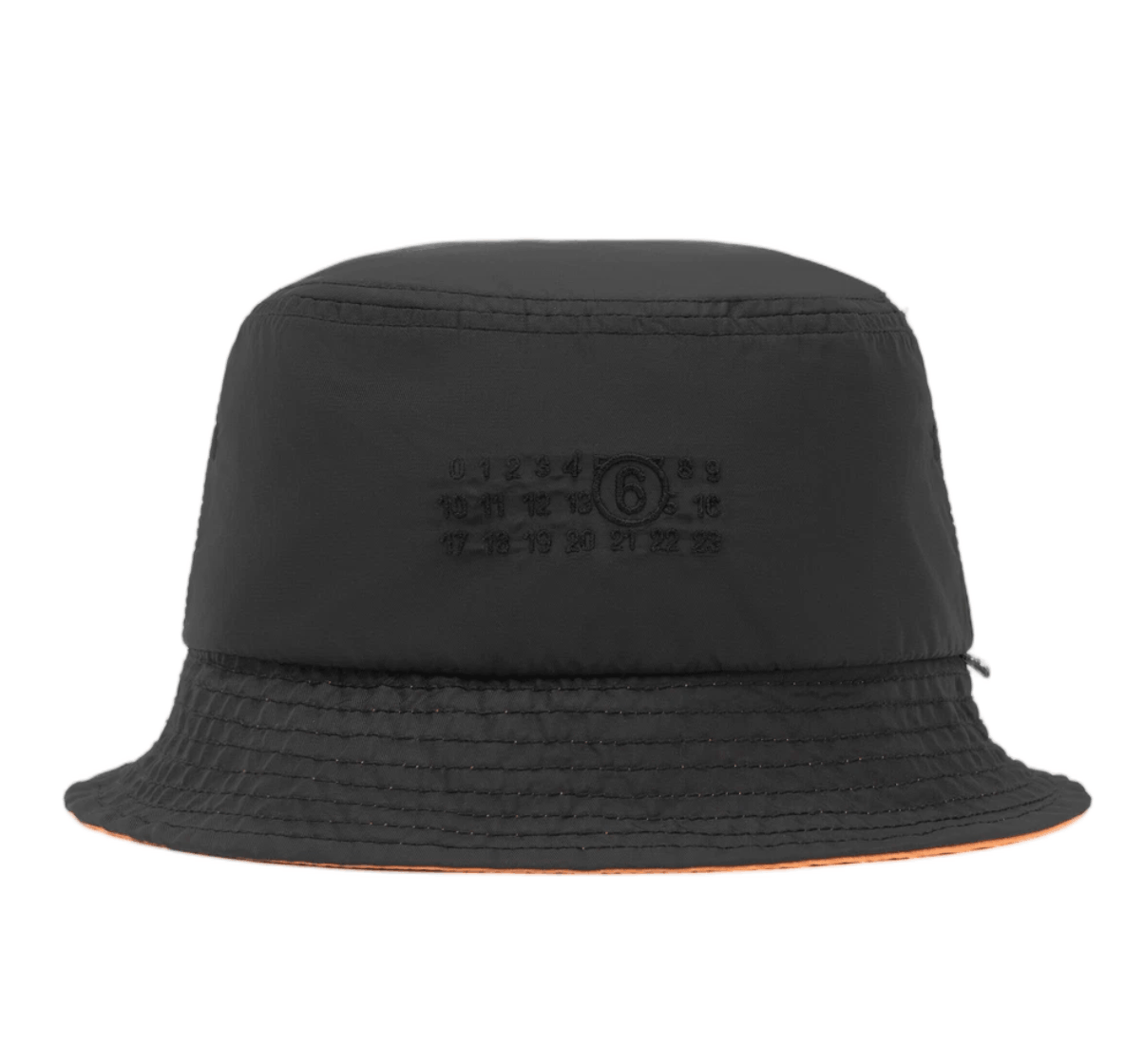 MM6 Maison Margiela Nylon Bucket Hat Black