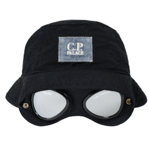 Palace x C.P. Company Goggle Bucket Hat Navy - 25SS