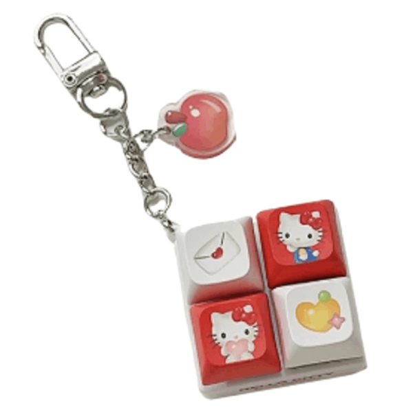 Sanrio Hello Kitty x 7-Eleven Square Keyring Keycap