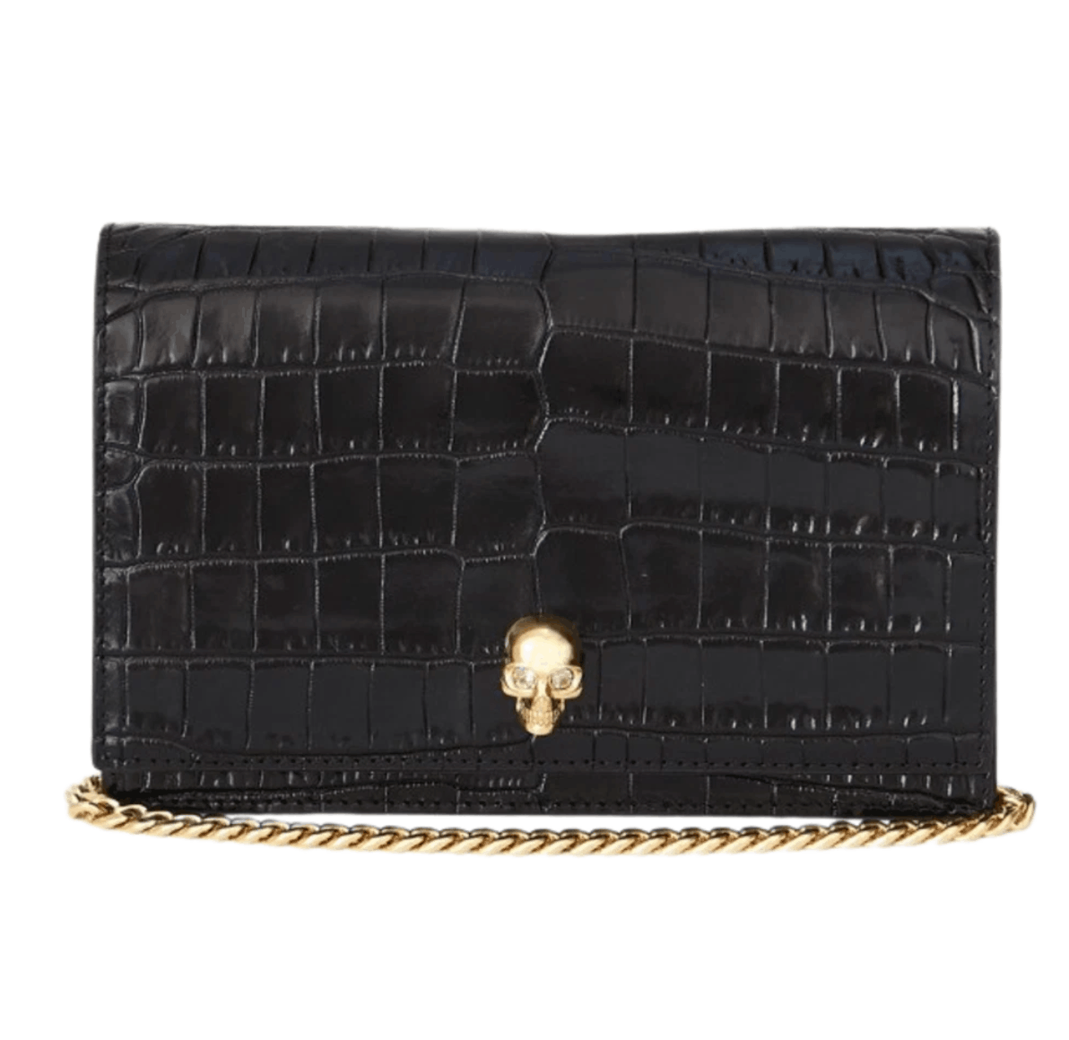 Alexander McQueen Small Skull Bag Black