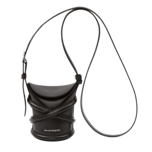 Alexander McQueen Curve Mini Bag Black