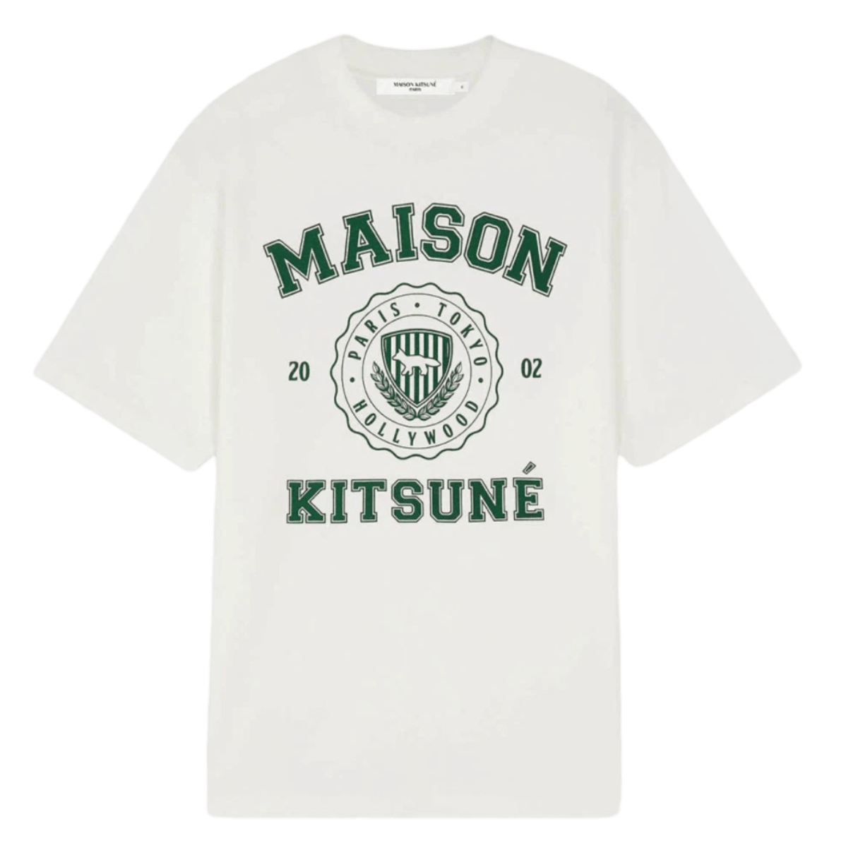 Maison Kitsune Varsity Comfort T-Shirt Off White