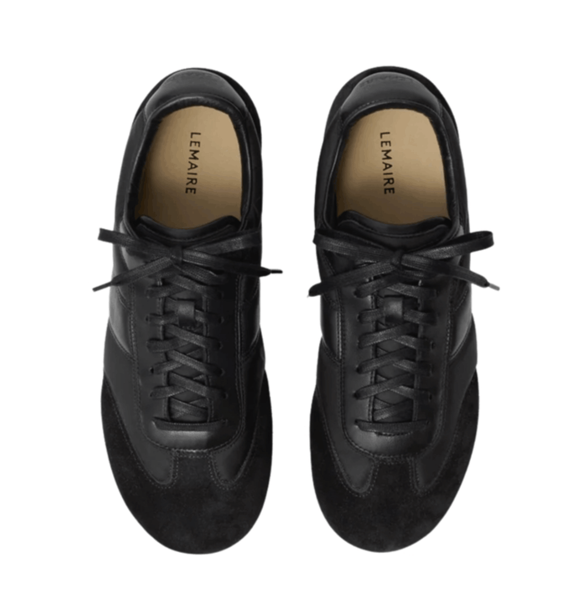 LEMAIRE Soft Runner Sneakers in Black 