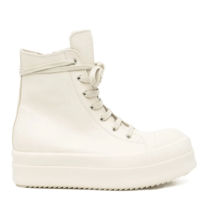 Mega Bumper leather sneakers in white 