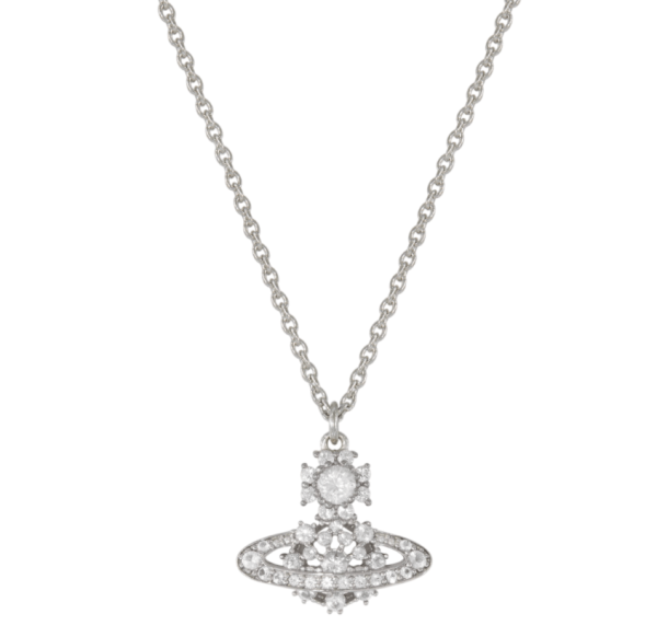 Vivienne Westwood Narcissa Pendant Platinum White Silver
