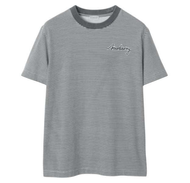 Maglietta Burberry Burberry Cotton Striped T-Shirt