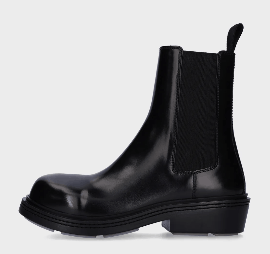 Fireman brushed leather chelsea boots