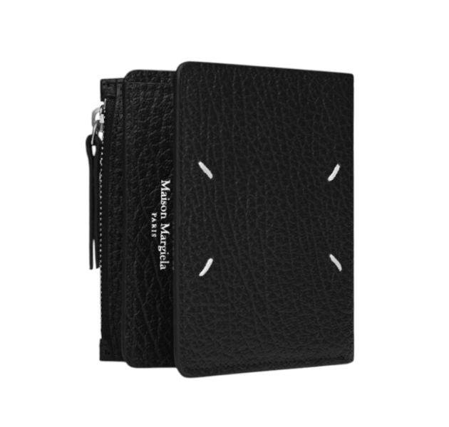 Black Leather Money Wallet